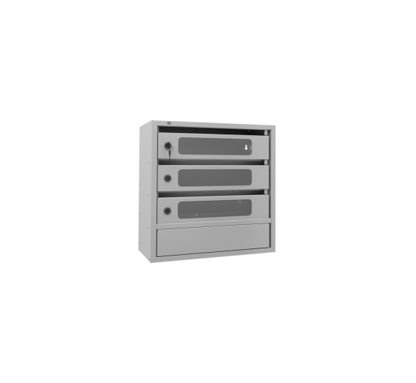 3-х секционный почтовый ящик «Орион Престиж М»